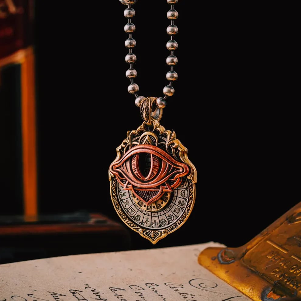 👁️‍🗨️Handmade Tarot Vision Pendant: Connect to Cosmic Wisdom Anytime(Cheat Sheet Included) 🔥🔥 Buy 2 Get 10% Off