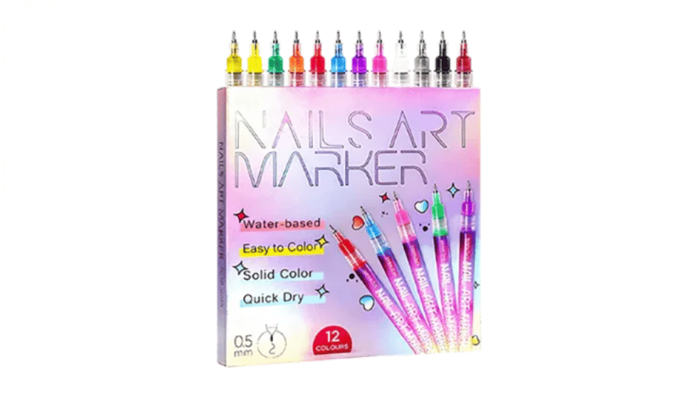 🎅🌟CHRISTMAS SPECIAL DISCOUNT:$16.99⏳12 Colors Nail Art Pens Set🎨💅