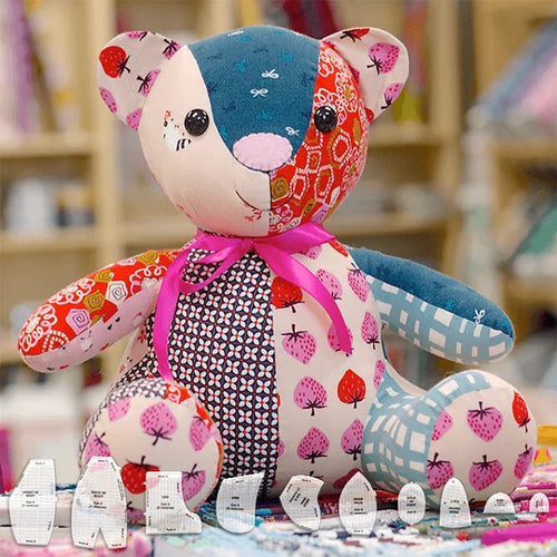 🎉 2026 New Year Sale – Memory Bear Template Ruler Set (7 PCS) 🧸✂️📏