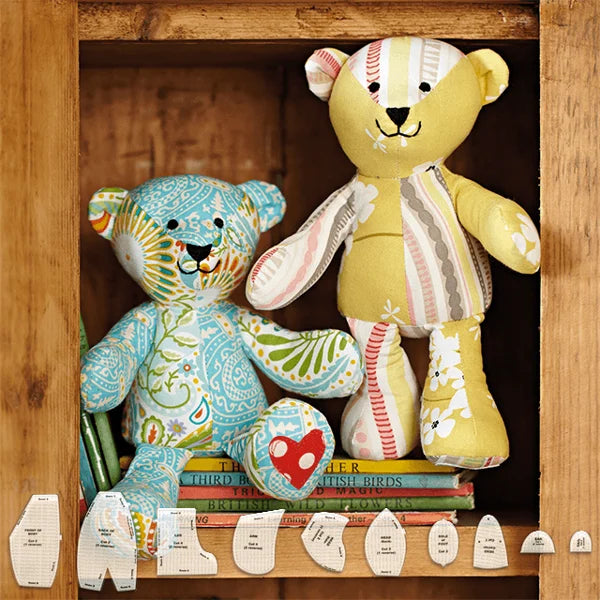 🎉 2026 New Year Sale – Memory Bear Template Ruler Set (7 PCS) 🧸✂️📏
