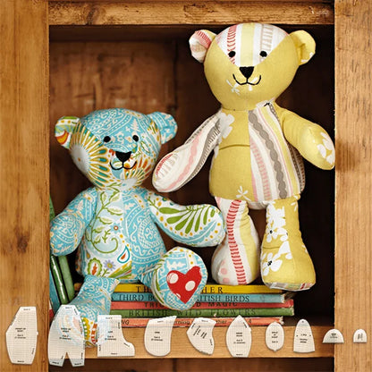🎉 2026 New Year Sale – Memory Bear Template Ruler Set (7 PCS) 🧸✂️📏