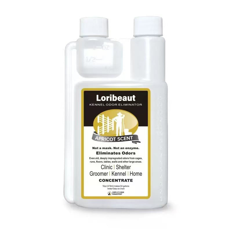 Kennel Odor Eliminator 🍑  Concentrate – Non-Enzymatic, Apricot & Fresh Scents for Tough Pet Odors
