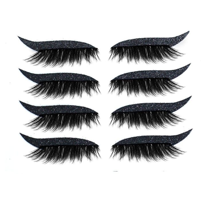 💖REUSABLE SELF-ADHESIVE EYELINER & GLITTER EYELASH STICKERS💖