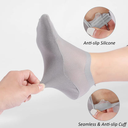 🔥Best-Selling Unisex Ultra-Thin Non-Slip No-Show Socks