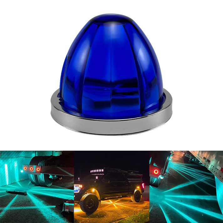 LED Watermelon Light Indicator Side Marker Signal Light Suitable For All Trucks, Trailers, Construction Vehicles, Pickup Trucks, Off-Road Vehicles, Etc.