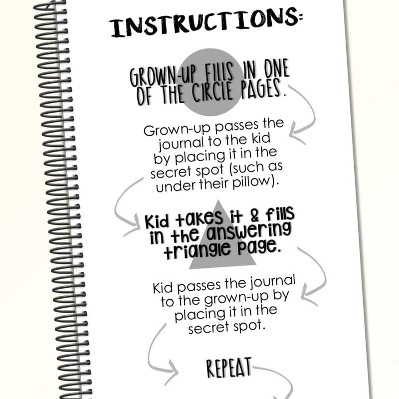 Just Between You & Me Kid Back and Forth Journal