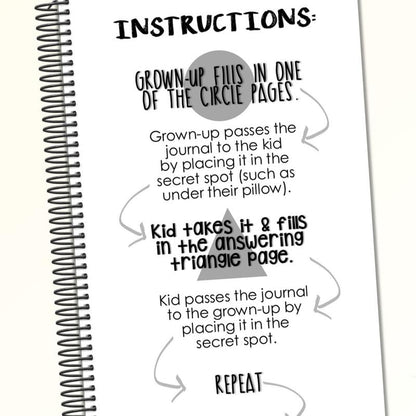 Just Between You & Me Kid Back and Forth Journal