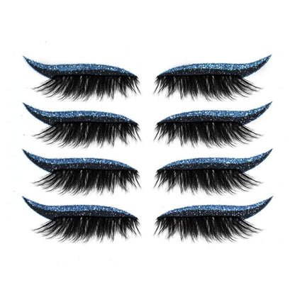 💖REUSABLE SELF-ADHESIVE EYELINER & GLITTER EYELASH STICKERS💖