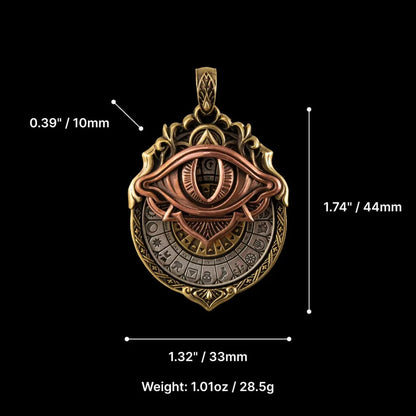 👁️‍🗨️Handmade Tarot Vision Pendant: Connect to Cosmic Wisdom Anytime(Cheat Sheet Included) 🔥🔥 Buy 2 Get 10% Off