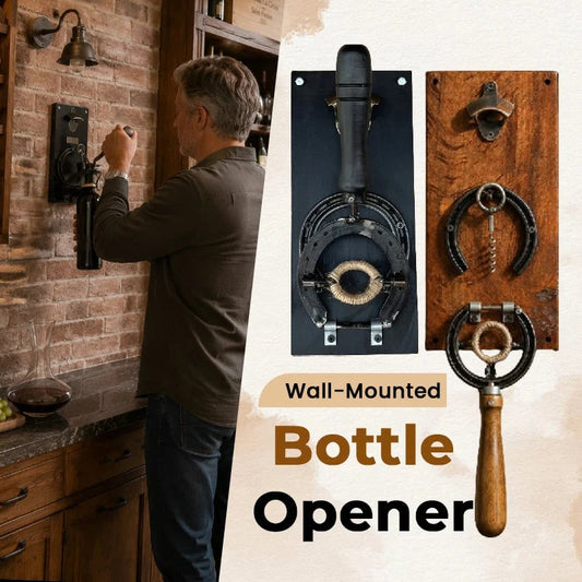🔥LAST DAY 50% OFF - 🍷 Wall-Mounted Bottle Opener – Easy One-Hand Beer & Wine Opener