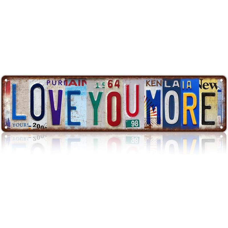 ❤️ 2D Romantic Metal Wall Decor(2D flat printing)