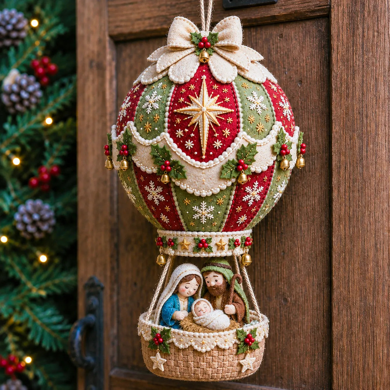 🎈LAST DAY 50% OFF - 🎈 Christmas Hot Air Balloon Hanging DIY Kit