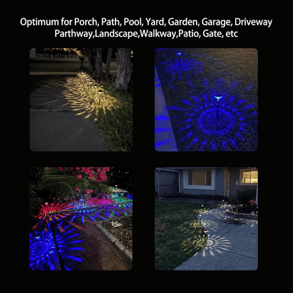 ☀️🔋 Solar Powered Multicolor Outdoor Light – 2 Color Specifications (Warm White / Cool White)🥳BUY 2 GET 10% OFF
