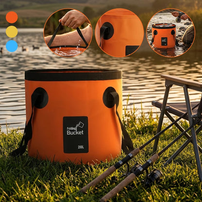 Portable Folding Water Storage Bucket