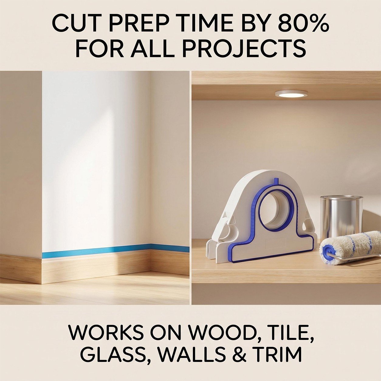 🏠High-efficiency Painter Masking Tape Applicator