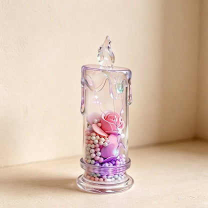 Buy 1 Get 1 Free🌹Realistic Rose Candle Lights — Battery-Powered, Smoke-Free LED Roses for Home Decor, Weddings, Parties & Gifts ✨