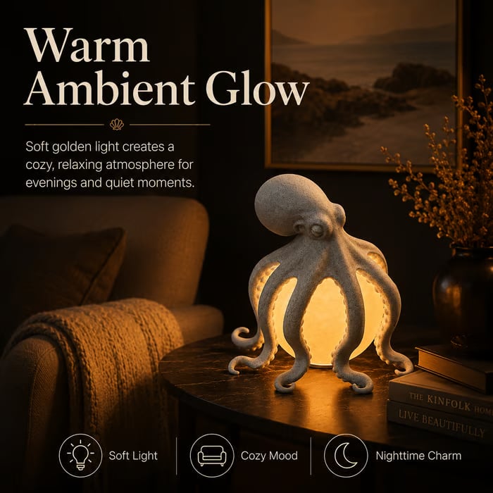 🐙 Octopus Ocean Table Lamp