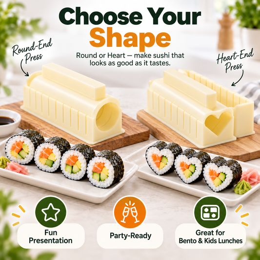 🔥 FINAL HOURS 50% OFF Easy Sushi Maker Mold Kit – Neater Homemade Rolls Without the Mess 🍣