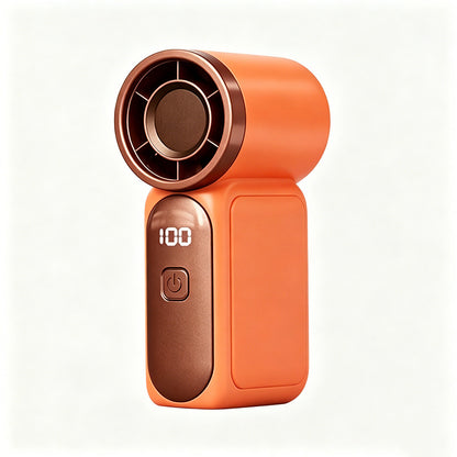 ✨ Mini Pocket Fan with LED Screen – Powerful Portable Cooling