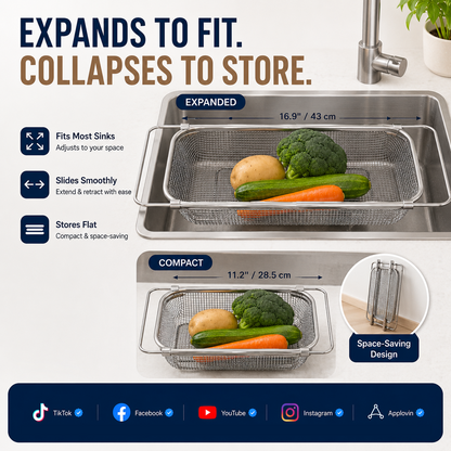 Great Gift - Expandable Over The Sink Dish Drying Rack