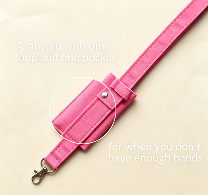 🔥LAST DAY 50% OFF - 👩‍🏫NEW UPGRADED Plain Fabric Pen Lanyards🥳Buy 2 Get 10% Off