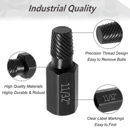 🔩 10Pcs Broken Head Screw Hexagon Socket Bolt Removal Tool