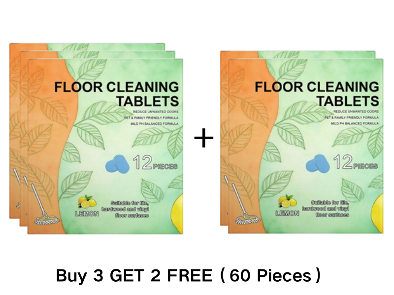 🧼 Multi-Surface Floor Cleaning Tablets | Easy cleaning for tile, wood and laminate floors - eco-friendly formula 🌿