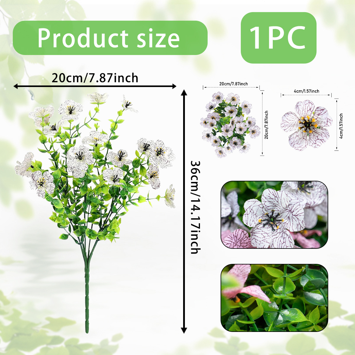 🎁 Last Day Sale - 50% Off 🔥Outdoor/Indoor UV Resistant & Waterproof Artificial Flower Decor🌱