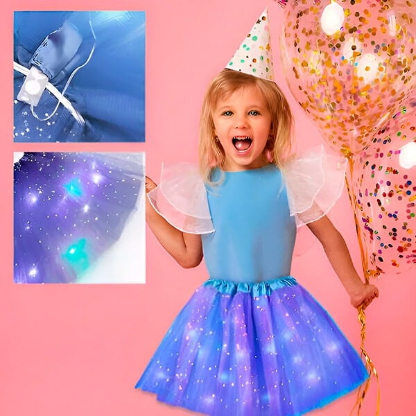 Final Clearance!🌟 Princess Glow LED Skirt | Soft, Safe & Stretchy for All-Day Play– Last Chance at This Price! 🔥🔥Buy 2 Get 10% Off
