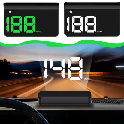 GPS Head-Up Display for Cars – Digital MPH Speedometer with HUD Projection