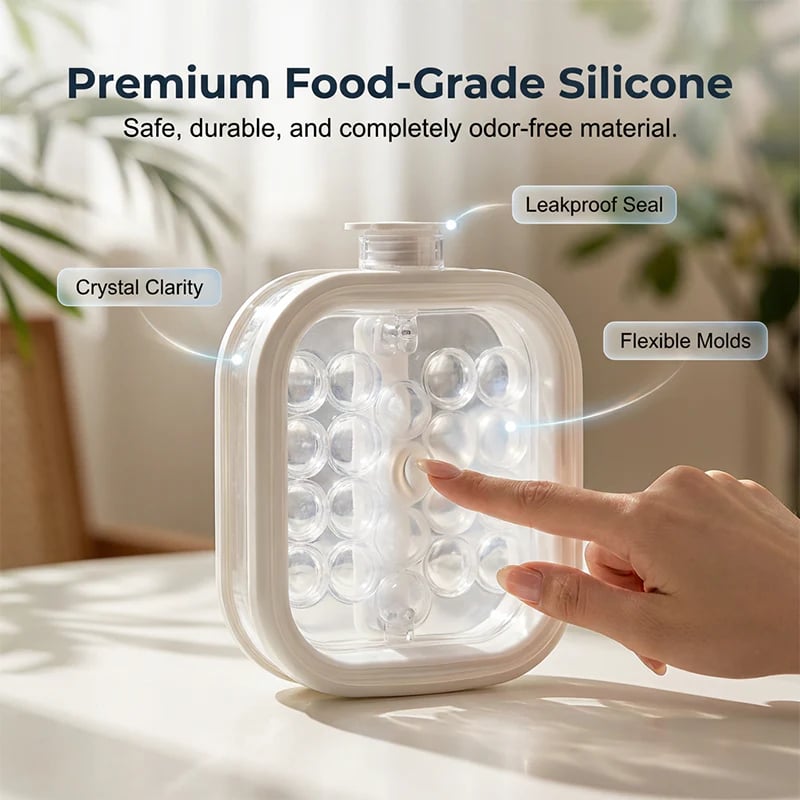 Portable Silicone Ice Ball Maker Kettle