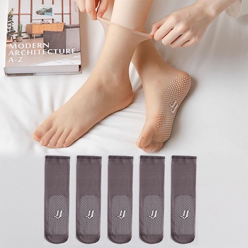 🔥🔥Invisible, Slip-resistant Crystal Silk Socks