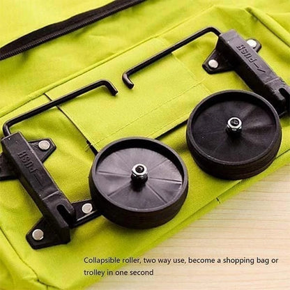 🏆 Last Day Special Price £12.99 ! 🔥 2-in-1 Shopping Bag Foldable Green Bag