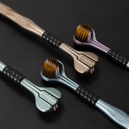 🦷Tri-Head Multi-Angle Cleaning Toothbrush