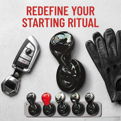 🚗2026 Hot Sale 48% OFF🔥Universal One Click Start Lever - Car Push Start Button Cover Joystick, Cool Engine Ignition Car Interior Accessories