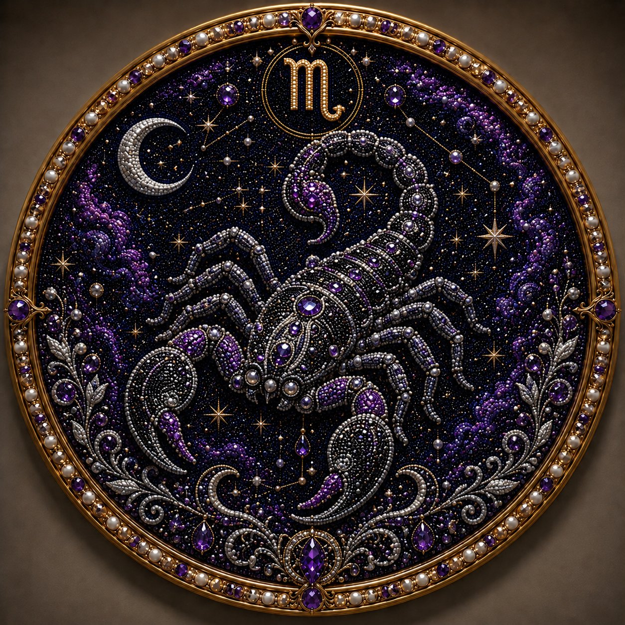 🔥 12 Zodiac Signs Pearl Art Kit ♈🌙