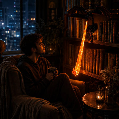 Dark Aesthetic Dragon Bookshelf Ornament for Home Study Scene