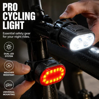 🎉 2026 Sale — Over 33,000 Sold! 💞 USB Rechargeable Bike Light Set