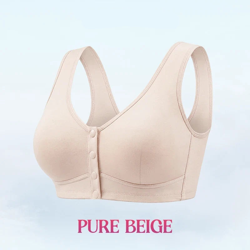 Posy Bra - Front Closure Breathable Cotton Lifting Bra for Seniors