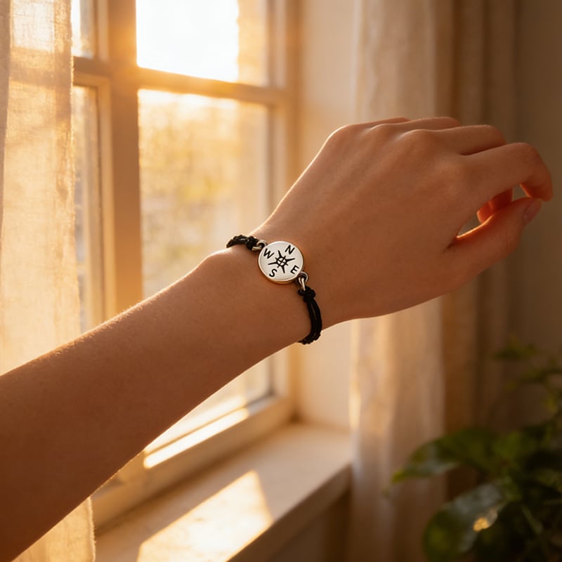 🎓 2026 Graduation Compass Bracelet – Perfect Gift for Graduates