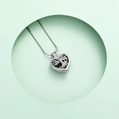 🌳❤️Heart Tree of Life Cremation Memorial Pendant | symbolizing the eternal continuity of life and love.