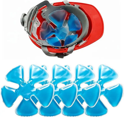 Reusable Cooling Gel Ice Packs for Hard Hats & Sun Hats