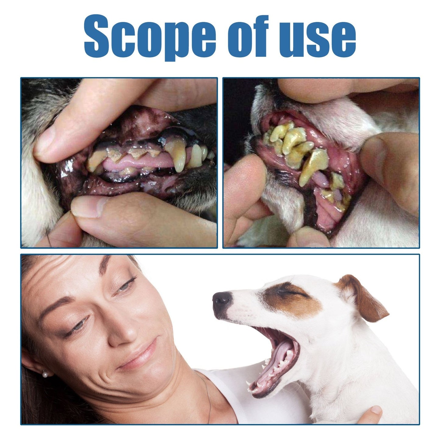 🐶Foam for removing tartar from pet teeth – Fresh breath & healthy teeth, no brushing required!🦷