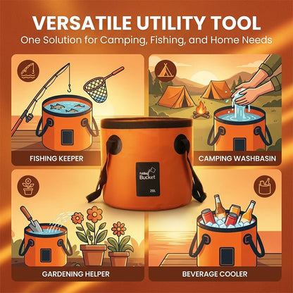 Portable Folding Water Storage Bucket