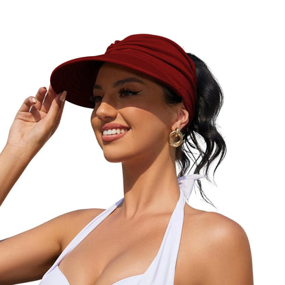🏖️ UPF 50+ Sun Visor Hat for Women | 💖 Buy 2 Get 1 FREE