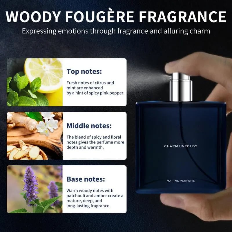 🔥Long Lasting Midnight Marine Man Cologne-1.7oz(50ml)| Buy 2 Get Free Shipping 🚚