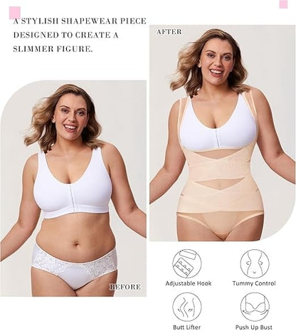 🏆 High-Waist Shapewear Bodysuit – Sculpt Your Dream Curves ✨