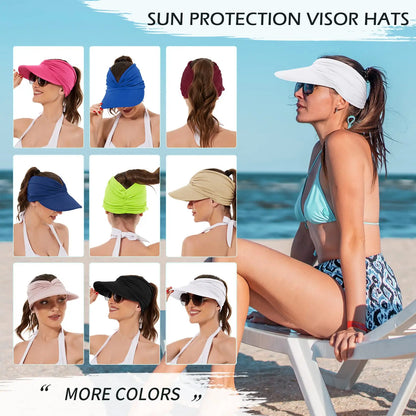 🏖️ UPF 50+ Sun Visor Hat for Women | 💖 Buy 2 Get 1 FREE