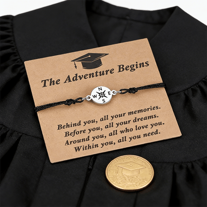 🎓 2026 Graduation Compass Bracelet – Perfect Gift for Graduates