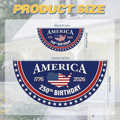 BUY 1 GET 1 FREE!🔥Celebrate America's 250th Birthday Banner